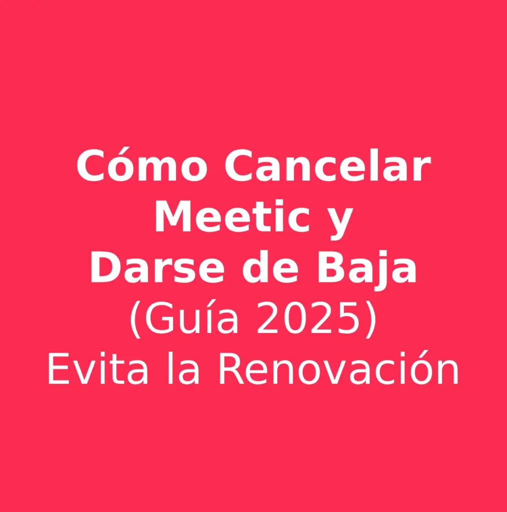 Guía paso a paso para cancelar un Pase Premium de Meetic desde el ordenador y evitar la renovación automática.